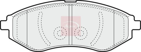 Apec PAD1319 Brake Pad Set, disc brake - 1