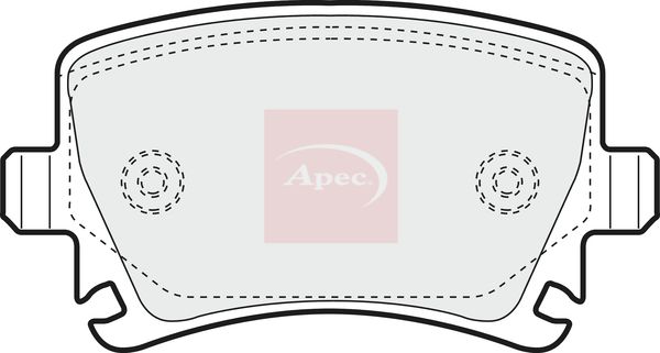 Apec PAD1324 Brake Pad Set, disc brake - 1