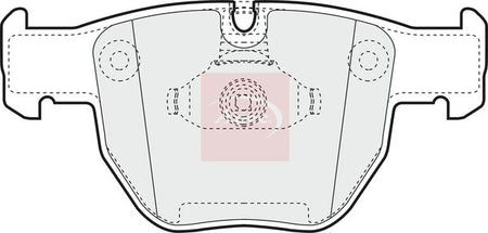 Apec PAD1325 Brake Pad Set, disc brake - 1