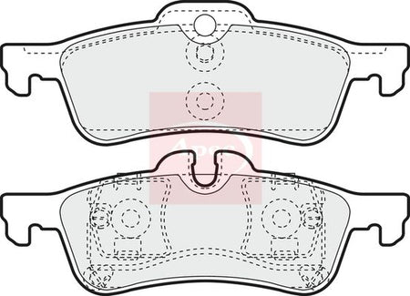 Apec PAD1328 Brake Pad Set, disc brake - 1