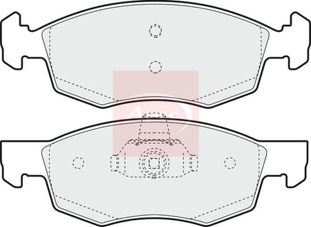 Apec PAD1330 Brake Pad Set, disc brake - 1