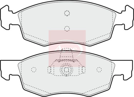 Apec PAD1330 Brake Pad Set, disc brake - 1
