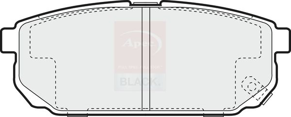 Apec PAD1331B Brake Pad Set, disc brake - 1