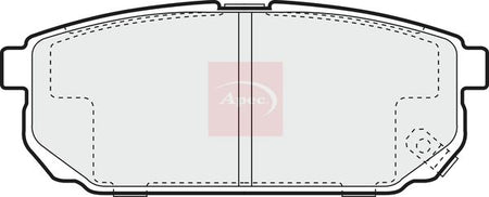 Apec PAD1331 Brake Pad Set, disc brake - 1