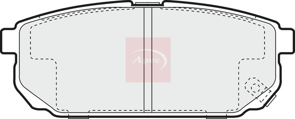 Apec PAD1331 Brake Pad Set, disc brake - 1