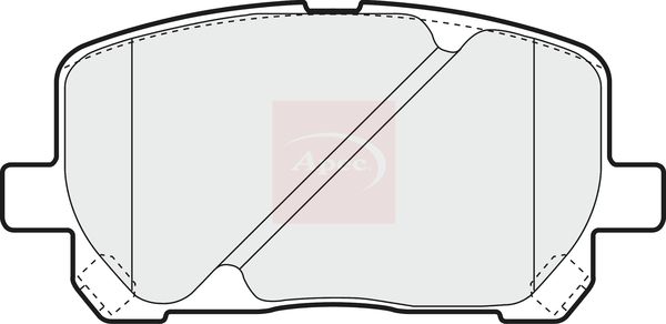 Apec PAD1332 Brake Pad Set, disc brake - 1