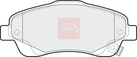 Apec PAD1333 Brake Pad Set, disc brake - 1