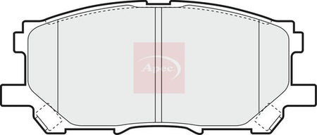 Apec PAD1338 Brake Pad Set, disc brake - 1