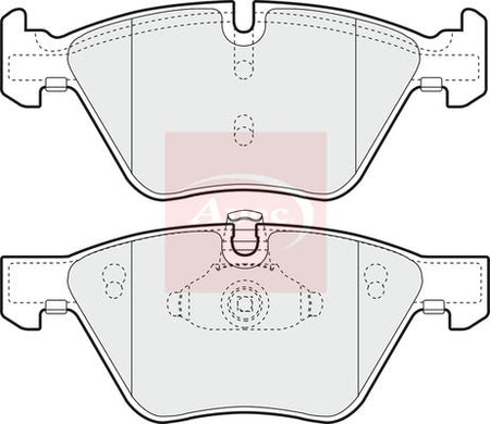 Apec PAD1341 Brake Pad Set, disc brake - 1