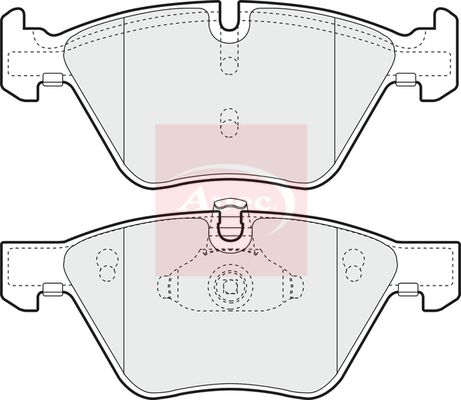 Apec PAD1341 Brake Pad Set, disc brake - 1