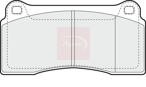 Apec PAD1342 Brake Pad Set, disc brake - 1