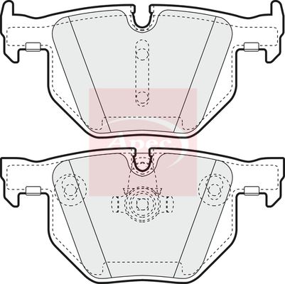 Apec PAD1344 Brake Pad Set, disc brake - 1
