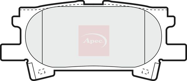 Apec PAD1345 Brake Pad Set, disc brake - 1