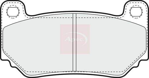 Apec PAD1346 Brake Pad Set, disc brake - 1