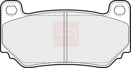 Apec PAD1346 Brake Pad Set, disc brake - 1