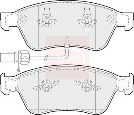 Apec PAD1349 Brake Pad Set, disc brake - 1