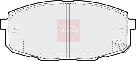 Apec PAD1350 Brake Pad Set, disc brake - 1