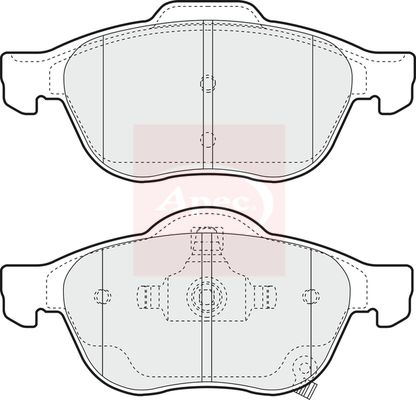 Apec PAD1351 Brake Pad Set, disc brake - 1