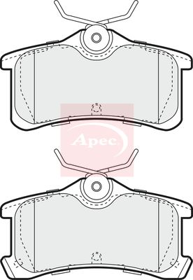Apec PAD1354 Brake Pad Set, disc brake - 1