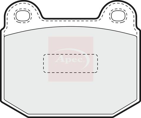 Apec PAD1356 Brake Pad Set, disc brake - 1