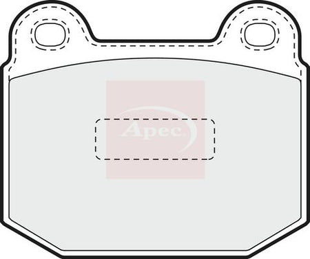 Apec PAD1356 Brake Pad Set, disc brake - 1