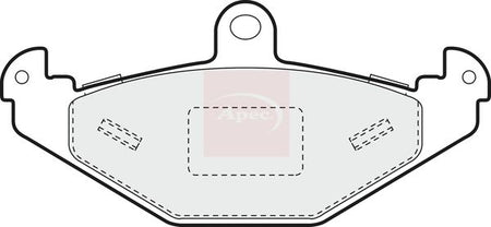 Apec PAD1357 Brake Pad Set, disc brake - 1