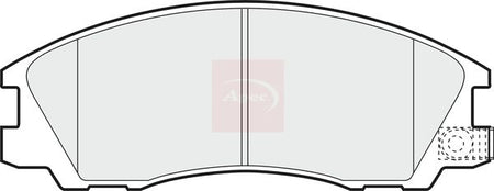 Apec PAD1359 Brake Pad Set, disc brake - 1