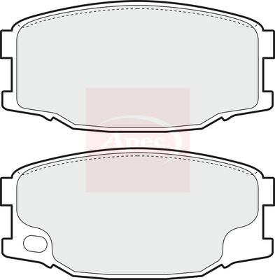 Apec PAD1361 Brake Pad Set, disc brake - 1