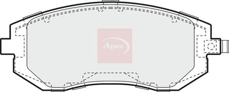 Apec PAD1362 Brake Pad Set, disc brake - 1