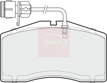 Apec PAD1365 Brake Pad Set, disc brake - 1