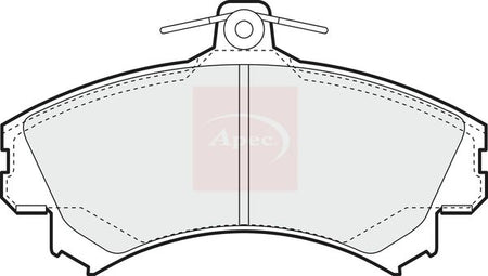Apec PAD1366 Brake Pad Set, disc brake - 1
