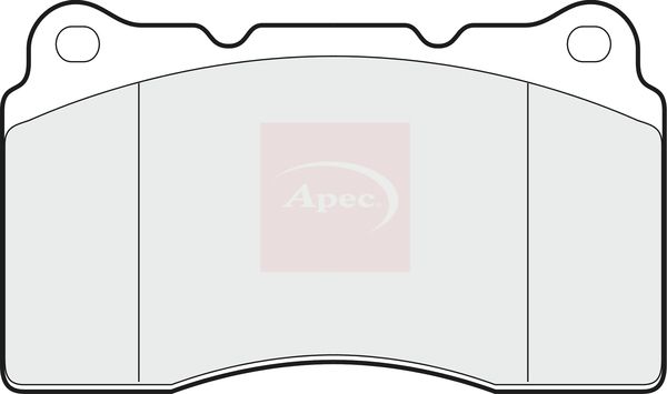 Apec PAD1370 Brake Pad Set, disc brake - 1