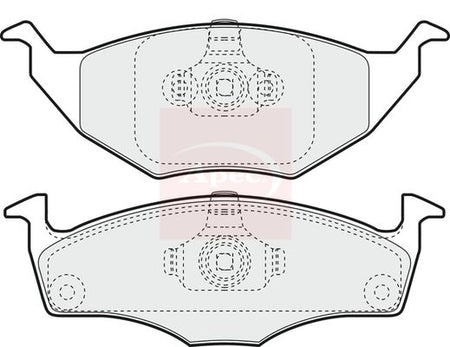 Apec PAD1379 Brake Pad Set, disc brake - 1