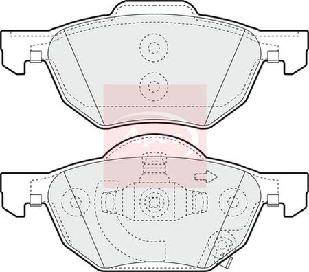 Apec PAD1394 Brake Pad Set, disc brake - 1