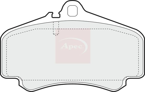 Apec PAD1402 Brake Pad Set, disc brake - 1