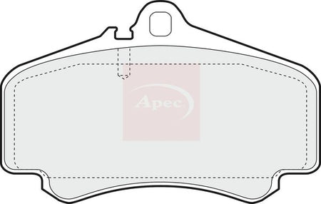 Apec PAD1402 Brake Pad Set, disc brake - 1