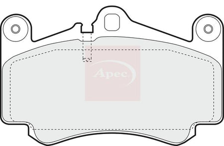 Apec PAD1403 Brake Pad Set, disc brake - 1