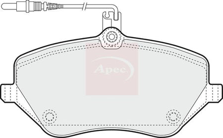 Apec PAD1404 Brake Pad Set, disc brake - 1