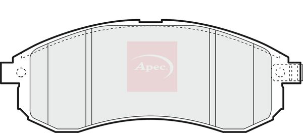 Apec PAD1405 Brake Pad Set, disc brake - 1