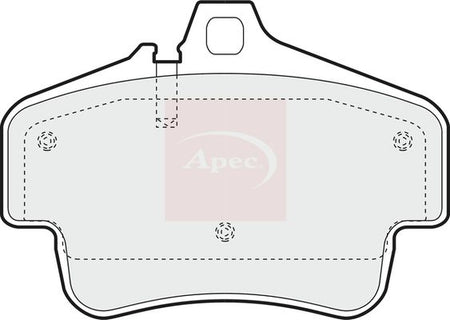 Apec PAD1407 Brake Pad Set, disc brake - 1