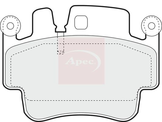Apec PAD1409 Brake Pad Set, disc brake - 1
