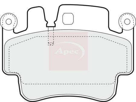 Apec PAD1409 Brake Pad Set, disc brake - 1
