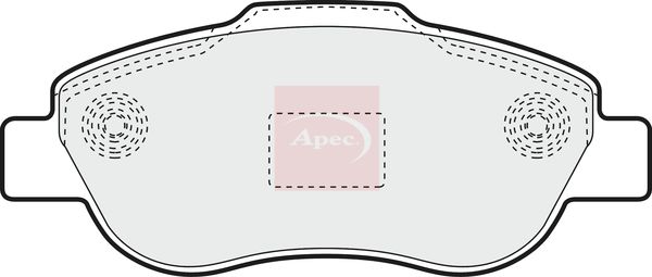 Apec PAD1413 Brake Pad Set, disc brake - 1