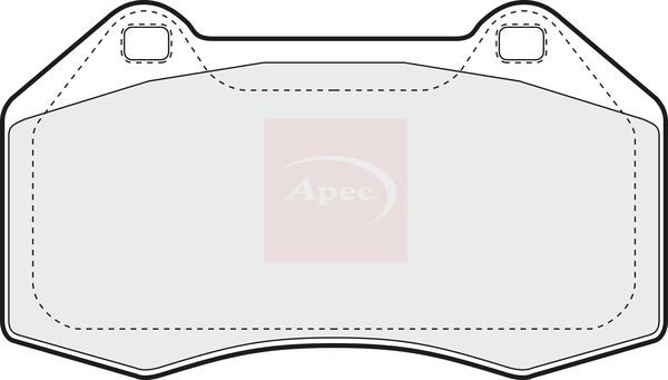 Apec PAD1416 Brake Pad Set, disc brake - 1