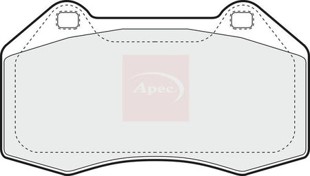 Apec PAD1416 Brake Pad Set, disc brake - 1