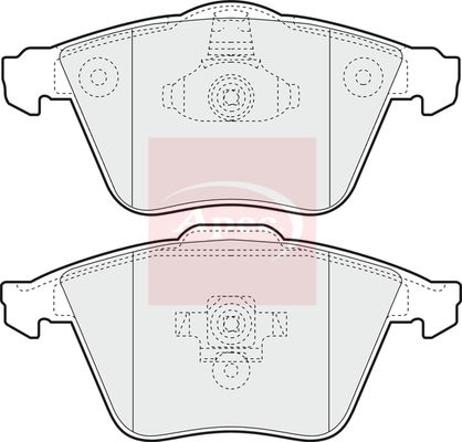 Apec PAD1420 Brake Pad Set, disc brake - 1
