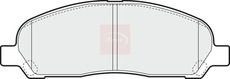 Apec PAD1421 Brake Pad Set, disc brake - 1