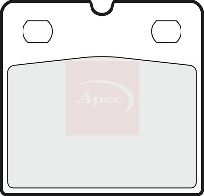 Apec PAD1422 Brake Pad Set, disc brake - 1