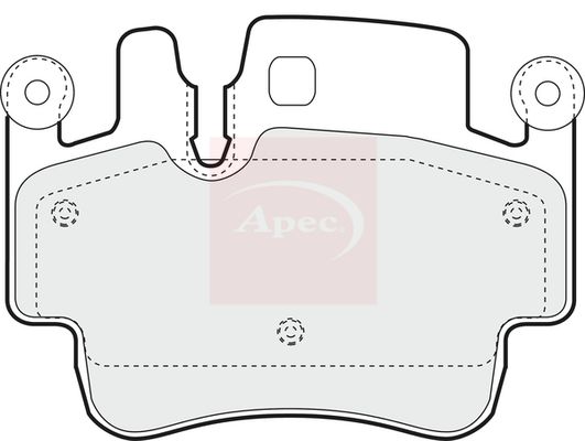 Apec PAD1423 Brake Pad Set, disc brake - 1