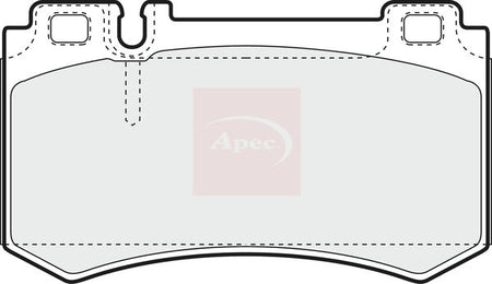 Apec PAD1425 Brake Pad Set, disc brake - 1
